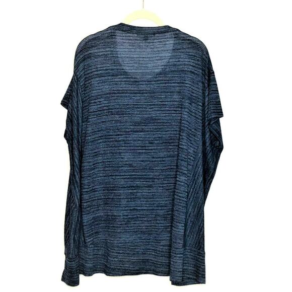 Lane Bryant Womens Sweater Size 18 Size 20 Blue Short Sleeve Boxy Oversized - Picture 5 of 10